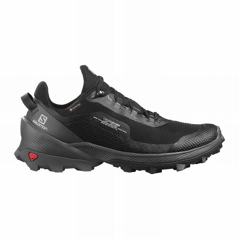 Zapatillas Trekking Salomon Mujer Negras - Salomon Argentina CROSS OVER GORE-TEX ,790256-AVN